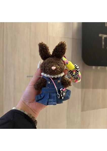 Sevimli Renkli Ip Peluş Ayı Kolye El Yapımı Oyuncaklar Küçük Bebek Çanta Çekicilik Sevimli Bebek Cep Telefonu Çekicilik (Yurt Dışından)