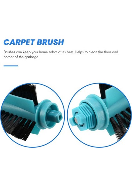 Vakum Ana Fırçası Conga Için Değiştir 3490 4090 5090 Xiaomi STYJ02YM Viomi V2 Vakum Süpürge Yedek Parçaları Ana Fırça (Yurt Dışından) modelleri