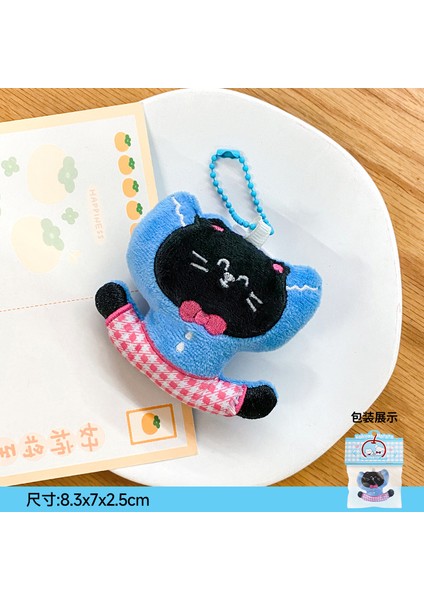 Peluş Bebek Aşk Düğmesi Çanta Kolye Sevimli Biblolar Bebek Çekicilik Küçük Kolye Anahtarlık (Yurt Dışından)