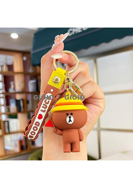 Gıoıo Anahtarlık Küçük Kolye Hediye Sevimli Üç Boyutlu Bebek Okul Çantası Çanta Çekicilik (Yurt Dışından)