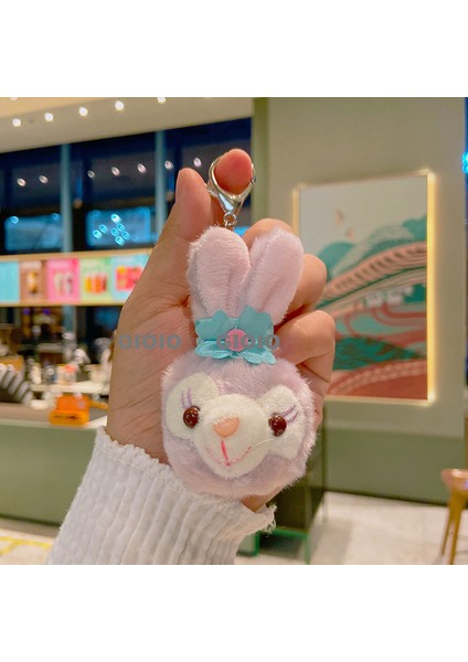 Peluş Bebek Aşk Düğmesi Çanta Kolye Sevimli Biblolar Bebek Çekicilik Küçük Kolye Anahtarlık (Yurt Dışından)