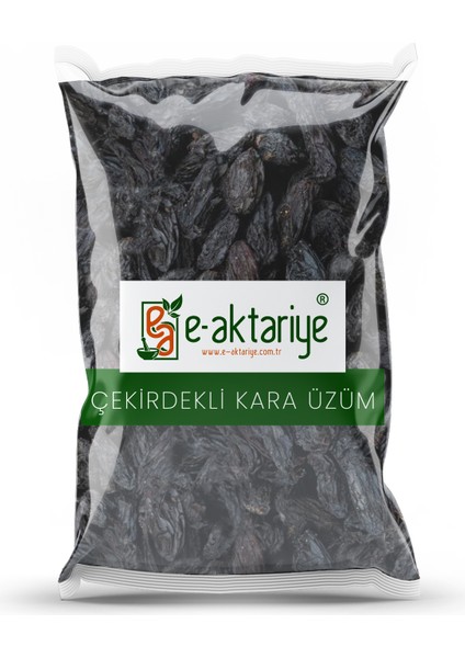 Siyah Kuru Üzüm (Çekirdekli) 500 gr