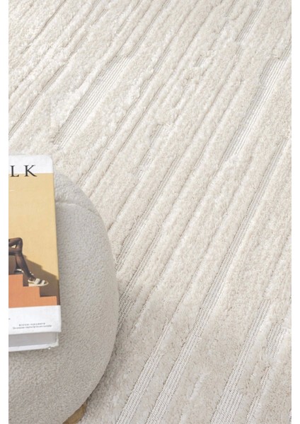 Krem Renk Modern Dokuma Halı Yolluk Antre Oturma Odası Salon Mutfak Halısı modelleri