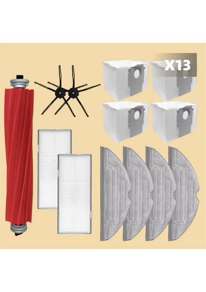 Roborock S7 Maxv Ultra S7 Pro Ultra Robot Süpürge Aksesuarları Için (Yurt Dışından) indirimleri