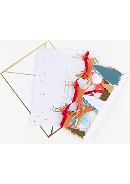 Meri - Santa's Card - Noel Baba Tebrik Kartı - 3D fiyatları