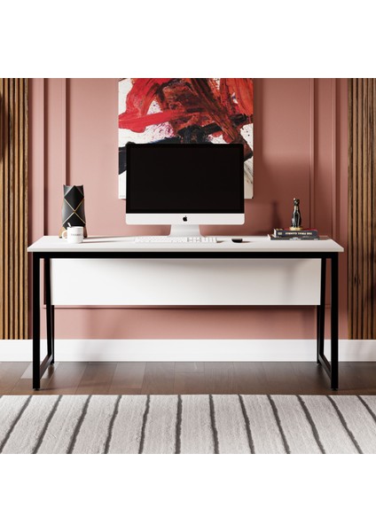 Ms2 Çalışma Masası,ofis Masası - 70X160 cm - Beyaz modelleri