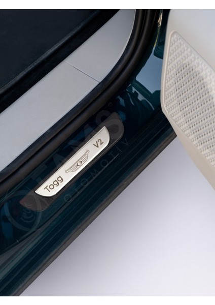 Togg T10X 2022 Üzeri Krom Kapı Eşiği 4 Kapı Paslanmaz Çelik Abs Çerçeve V2 Yazılı fiyatları