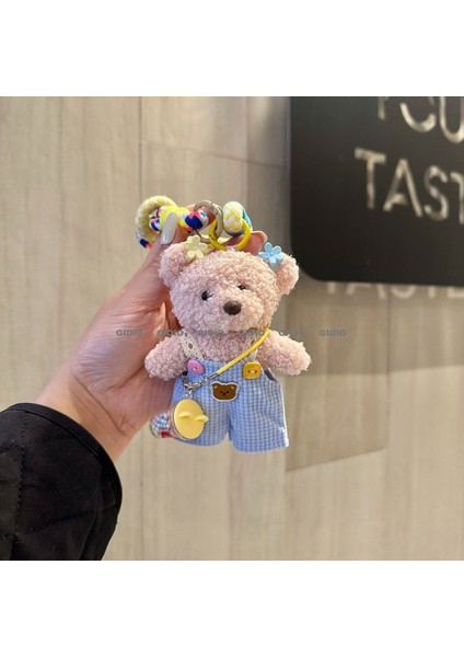 Sevimli Renkli Ip Peluş Ayı Kolye El Yapımı Oyuncaklar Küçük Bebek Çanta Çekicilik Sevimli Bebek Cep Telefonu Çekicilik (Yurt Dışından)