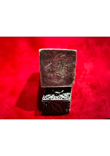 Gümüş Telkari Işlemeli Saklama Kutusu 46.2 Gram Ağırlığında