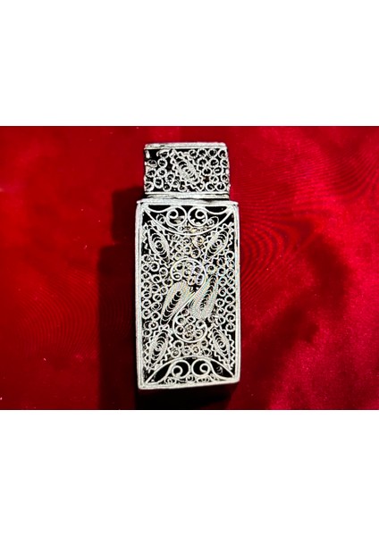 Gümüş Telkari Işlemeli Saklama Kutusu 46.2 Gram Ağırlığında fiyatları