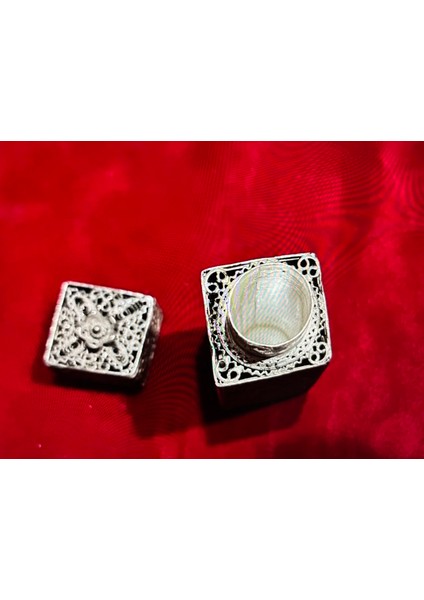 Gümüş Telkari Işlemeli Saklama Kutusu 46.2 Gram Ağırlığında modelleri