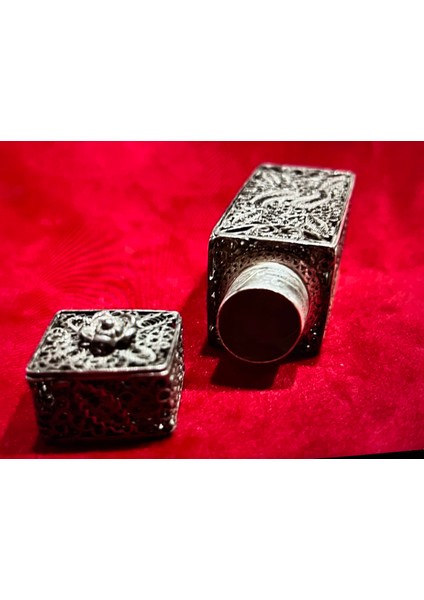 Gümüş Telkari Işlemeli Saklama Kutusu 46.2 Gram Ağırlığında indirimleri