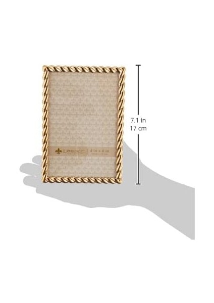 Frames Metal Çerçeve, Halat Tasarımı, 10 x 15 Cm, Altın Rengi modelleri