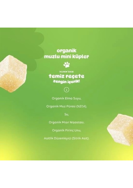 Bfs Humm Organik Muzlu Glutensiz Vegan Mini Küpler 30 gr fırsatları