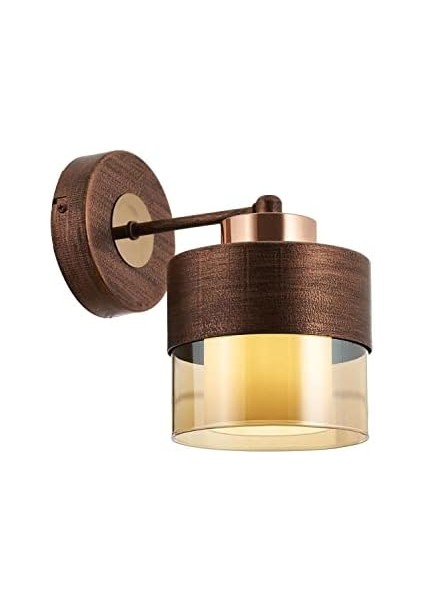 AP-60193-1CPR Bakır Patina Boyalı Aplik E27 Metal Cam 14X19CM fiyatları