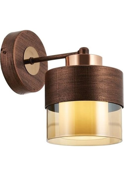 AP-60193-1CPR Bakır Patina Boyalı Aplik E27 Metal Cam 14X19CM modelleri