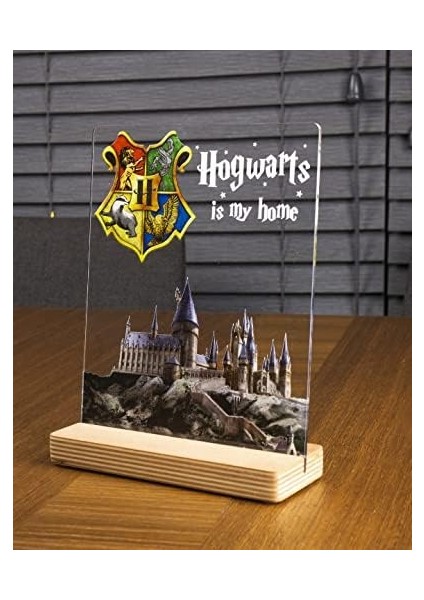Fotoğraflı Harry Potter Hogwarts Hediyesi Hediye Paketli Şeffaf Çerçeve modelleri