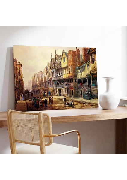 Tarihi Şehir Güzelliği Kanvas Tablo fiyatları