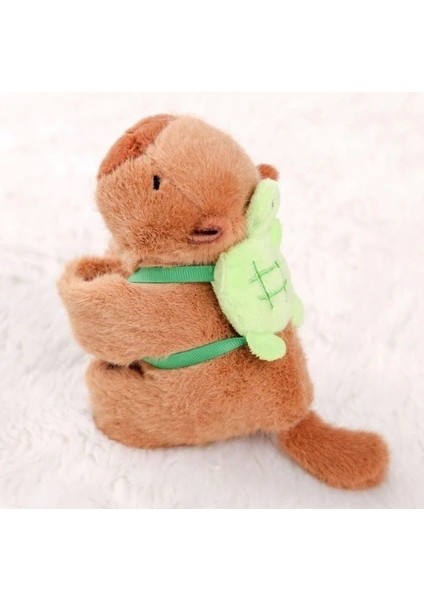 Vitrindolusu Tutunan Kapibara Peluş Bileklik Işıklı Sesli Hareketli Oyuncak Tokat Bilekliği Kola Yapışan Capybara modelleri