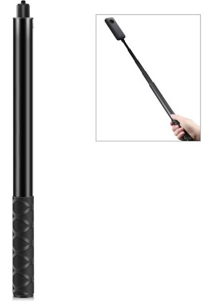 GA35 INSTA360 One X/one/evo Için 28-110 cm Monopod Istenilen Ebatta Kilitlenebilir Alüminyum Kasa