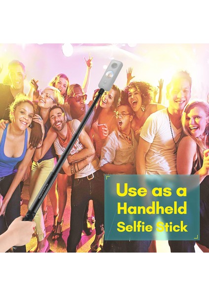 GA35 INSTA360 One X/one/evo Için 28-110 cm Monopod Istenilen Ebatta Kilitlenebilir Alüminyum Kasa indirimleri