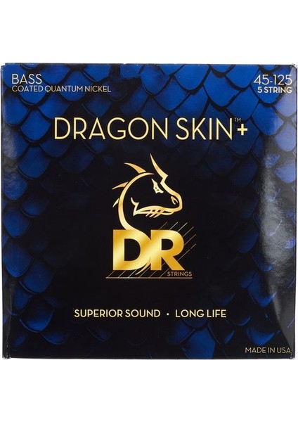 Dbq5-45 Dragon Skin+ Quantum Nickel 5 Telli Bas Gitar Teli (Me