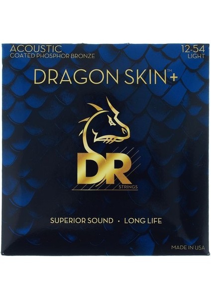 Dap-12 Dragon Skin+ Phosphor Bronze Akustik Gitar Teli (Light
