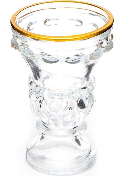 Detaylı Şeffaf Kristal Cam Şamdan Mumluk