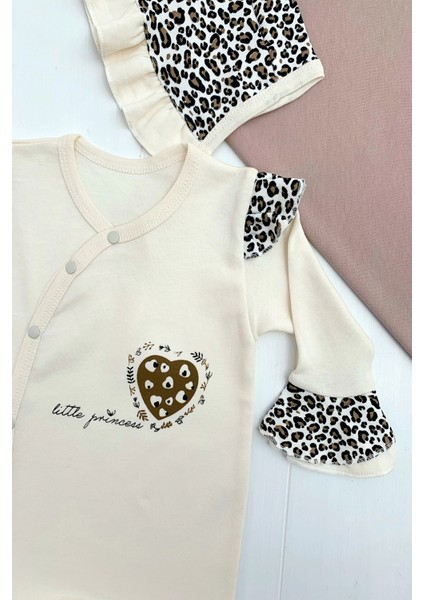 Leopar Desenli 8li Set Yeni Doğan modelleri