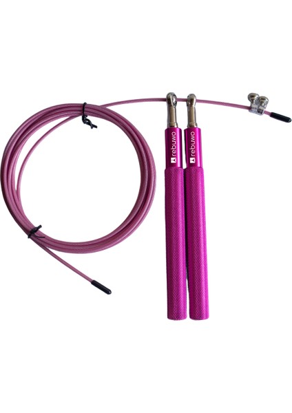 Pembe 3 Metre Ayarlanabilir Hızlı Atlama Ipi
