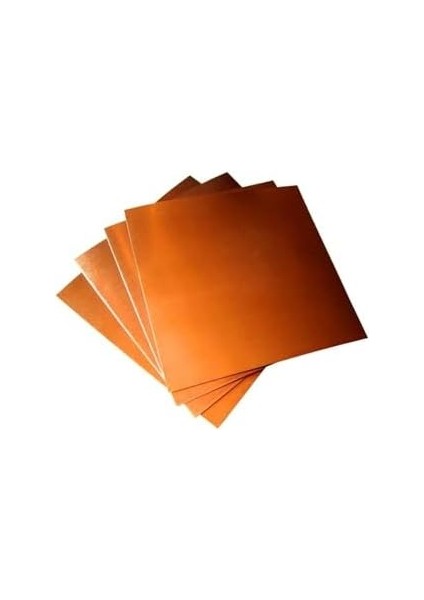 Saf Bakır Levha Plaka 10X10 cm - 1 Adet fiyatları