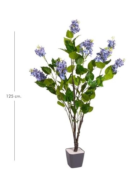 Yapay Leylak Ağacı 8 Çiçekli Mor-Yeşil 125 Cm. modelleri