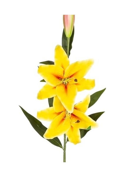Yapay Çiçek Lilyum Sarı 90 Cm. fiyatları