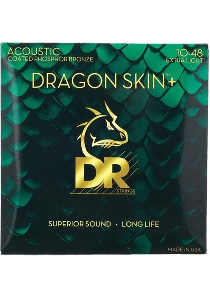 Dap-10 Dragon Skin+ Phosphor Bronze Akustik Gitar Teli (Extra
