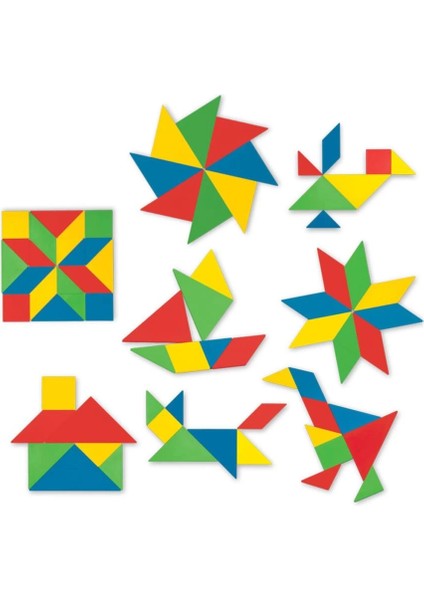 Bfs Nessiworld 03698 Tangram 28 Parça -Dede modelleri