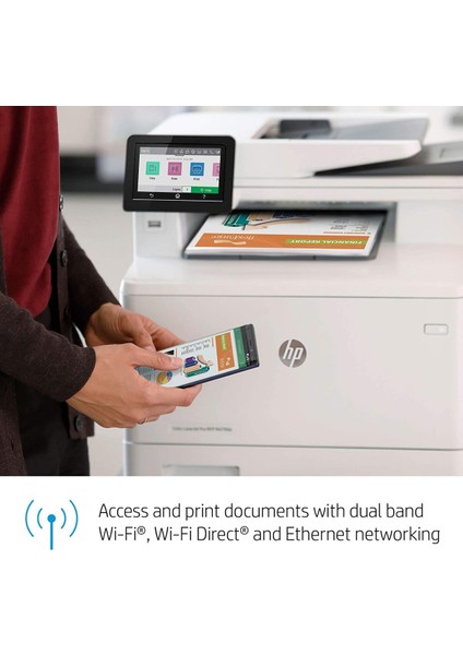 Color Laserjet Pro Mfp M479FDW A4 Renkli Çok Fonksiyonlu Lazer Yazıcı – 28 Ppm, Otomatik Dubleks & Wi-Fi Direct fırsatları