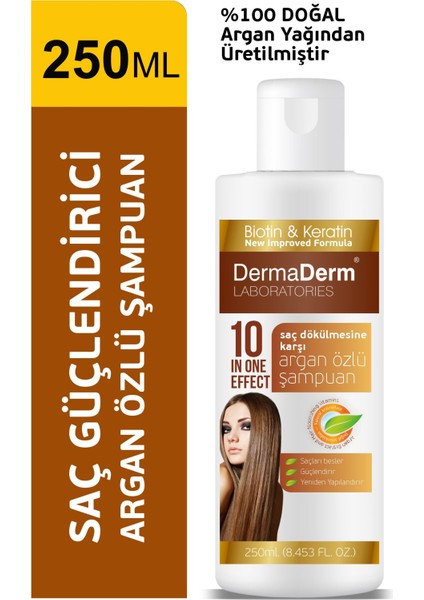 Argan Yağı Keratin Biotin Içerikli Hızlı Onarıcı Saç Bakım Şampuanı 250 Ml. fiyatları