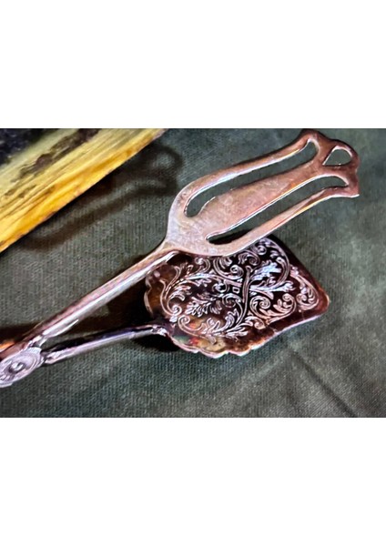 Gümüş Saplı Avrupa Servis Seti 21 cm Boylarında
