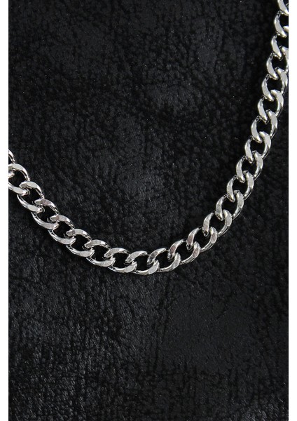 Bfs 316L Çelik Klasik Zincir Model Gümüş Renk Erkek Kolye fiyatları