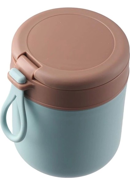 Paslanmaz Çelik Sızdırmaz Kaşıklı Saklama Kabı Beslenme Kabı 430 ml Mavi Ithal Ürün modelleri