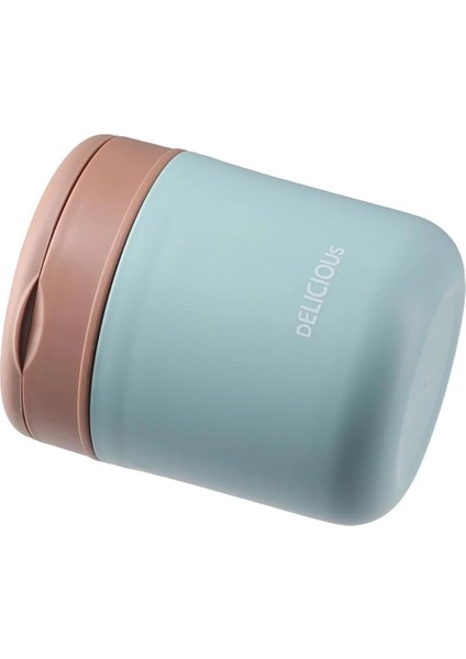 Paslanmaz Çelik Sızdırmaz Kaşıklı Saklama Kabı Beslenme Kabı 430 ml Mavi Ithal Ürün fırsatları