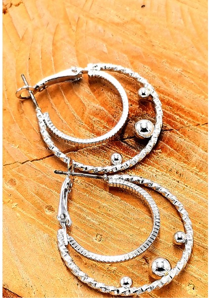 Figürlü Halka Lüks Tasarım Küpe