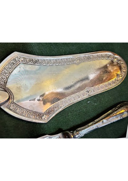 Gümüş Saplı Avrupa Servis Seti 21 cm Boylarında fırsatları