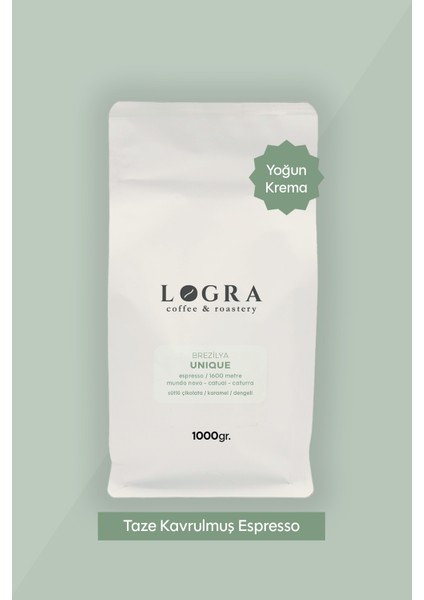 Unique Espresso (Espresso Kahve Çekirdeği) 1000 gr
