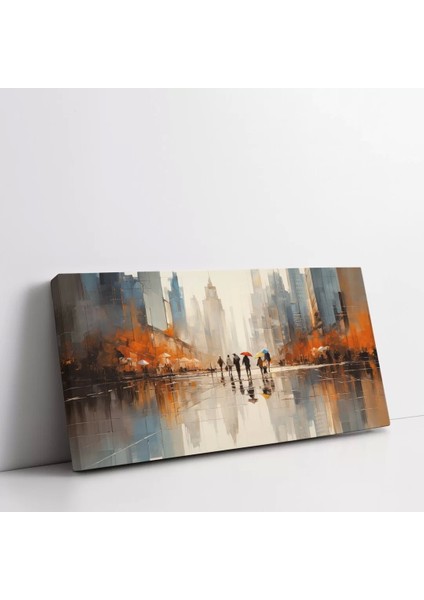 Renkli Sokaklar Kanvas Tablo