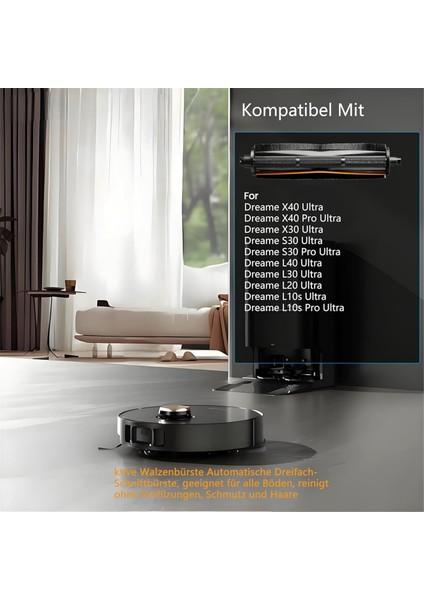 Dreame X40 Ultra / X30 Ultra Elektrikli Süpürge Parçaları Için Tricut Fırçası (Yurt Dışından) modelleri