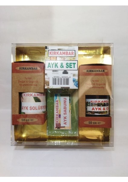 Ayak Kokusu ve Terlemesi Tedavi Seti (Ayk&set)