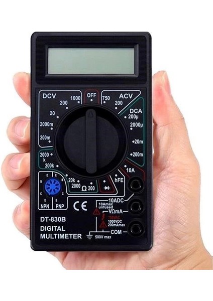 Bfs Dijital Avometre Multimetre Ölçü Aleti Akım Voltaj Direnç Ölçer