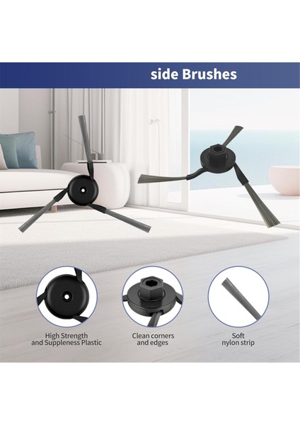 Dreame X40 &amp; L40 Ultra Vakumlar Için Aksesuar Seti Ana Yan Fırça Hepa Filtre Mop Bez Tuz Torbaları (Yurt Dışından) fırsatları