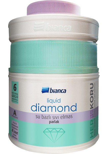 Liquid Diamond - Su Bazlı Sıvı Elmas Parlak 600 Gram